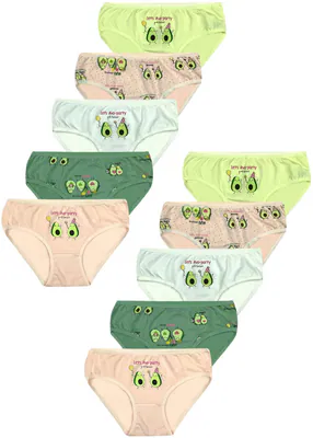 10 Mädchen Slips Unterhosen Unterwäsche Panty Kinder Baumwolle Hipster Slip – neu – Sonstiges – überwiegend weiß – Foto 1…