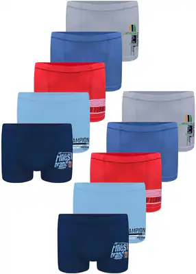 10 Jungen Boxershorts Baumwolle Unterhose Unterwäsche Unterhosen Slips Slip – neu – Sonstiges – überwiegend weiß – Foto 1…