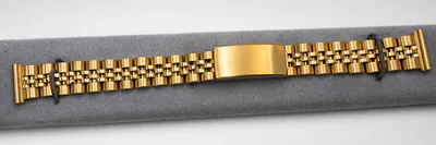 14 mm Edelstahl Uhrenarmband HAKA TNG Vergoldet für Damenuhr Vintage 90er – gebraucht, wie neu – Uhren & Schmuck – Foto 1…