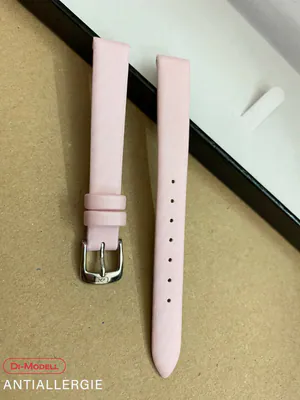 14 mm Di-Modell Uhrenarmband Rosa, Antiallergie Kunststoff-Textilstruktur/Leder – neu – Uhren & Schmuck – Foto 1 von 3