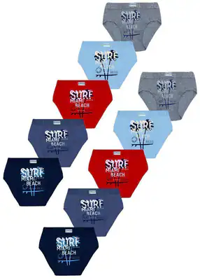 10 Jungen Slips Unterhosen Baumwolle Unterwäsche Unterhosen Boys Kinder Panty – neu – Sonstiges – überwiegend weiß – Foto 1…