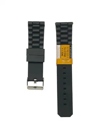 Uhrenarmband Cavadini Schwarz Silikon 18mm / 20mm /22MM/24MM wählbar – neu – Uhren & Schmuck – Foto 1 von 4