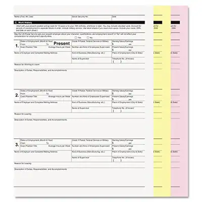 ICONEX 59102 DIGITALES DURCHSCHREIBEPAPIER, 8-1/2 X 11, - WEISS, ROSA, – neu – Sonstiges – Foto 1 von 2