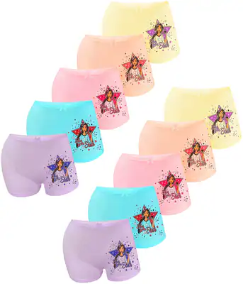 10 Mädchen Pantys Hipster Baumwolle Slips Unterhosen Unterwäsche Panties 92-170 – neu – Sonstiges – überwiegend weiß – Foto…