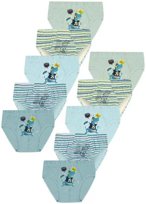10 Jungen Slips Baumwolle Unterhosen Unterwäsche Knaben Dinosaurier Shorts – neu – Sonstiges – überwiegend weiß – Foto 1…
