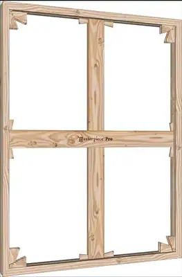 MASTERPIECE Z1DA-3451 3D PRO 2,5" DEEP MUIR BELGIAN LINEN 12,0 OZ - WHITE – gebraucht, gut – Sonstiges – überwiegend weiß…