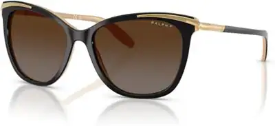 RALPH LAUREN RA5203 CATEYE SONNENBRILLE FÜR - - SCHWARZ NUDE/BRAUNER FARBVERLAUF – gebraucht, gut – Sonstiges – Foto 1 von 2