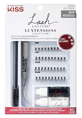 Kiss Lash Couture Luxtensions Faux Lash Extensions Kit (2er Pack) – neu – Sonstiges – überwiegend weiß