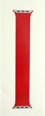APPLE WATCH 40MM GRÖSSE 6 ROT GEFLOCHTEN SOLO LOOP BAND FÜR WATCH 4 5 6 7 8 9 - – neu – Sonstiges