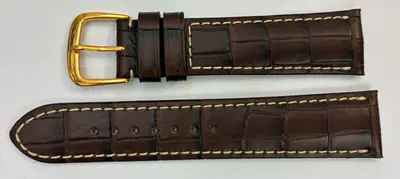21 mm Union Glashütte/SA Echt Leder Uhrenarmband Dunkelbraun D610000115 – neu – Uhren & Schmuck – Foto 1 von 2