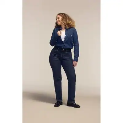 LEVI'S DAMEN 501 CURVE JEANS - GR: DAMEN 29W X 30L - MILD SALSA (STRETCH) – neu – Damenmode – überwiegend weiß – Foto 1 von 4