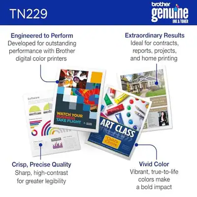 BRUDER ORIGINAL TN229Y GELB STANDARD ERGIEBIGKEIT DRUCKER TONERKASSETTE - - GELB – neu – Computer & Zubehör – Foto 1 von 5