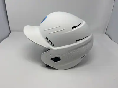 TUCCI XR1 BASEBALL SCHLAGHELM FÜR JUNIOR, GEBOHRT - MATT WEISS – neu – Baseball & Softball – Foto 1 von 5