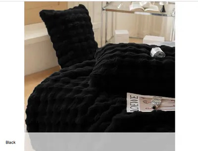 SOFT SPACE COMFORT ÜBERWURF - SCHWARZ – neu – Möbel – Foto 1 von 2