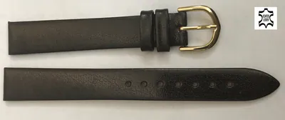 16mm ECHTES-LEDER UHRENARMBAND BRAUN Extra lang luxus material vergold.schliesse – neu – Uhren & Schmuck – Foto 1 von 2