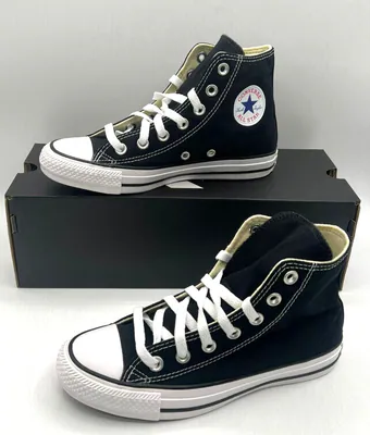 CONVERSE CHUCK TAYLOR ALL STAR CANVAS BLACK/WHITE M9160C US MEN - BLACK/WHITE – gebraucht, gut – Sonstiges – überwiegend…