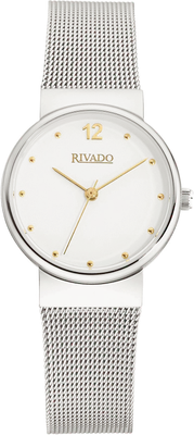 Rivado Damenuhr komplett Edelstahl Milanaise-Armband RILS-30330-44M – neu – Uhren & Schmuck – überwiegend schwarz
