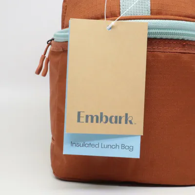 EMBARK ISOLIERTE ROBUSTE BROTDOSE MIT ZWEI FÄCHERN - BRAUN – neu – Möbel – Foto 1 von 5