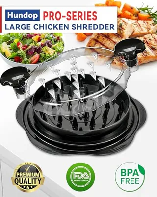 HUNDOP HÜHNERZERKLEINERER WERKZEUG TWIST FÜR KÜCHE, MANUELLES HUHN - ELEGANT – neu – Möbel – überwiegend weiß – Foto 1 von 5