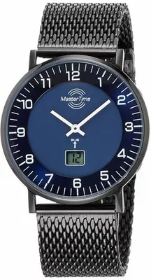 Funk Herrenuhr MasterTime Advanced Edelstahl 42mm MTGS-10559-32M Milanaiseband – neu – Uhren & Schmuck – überwiegend weiß