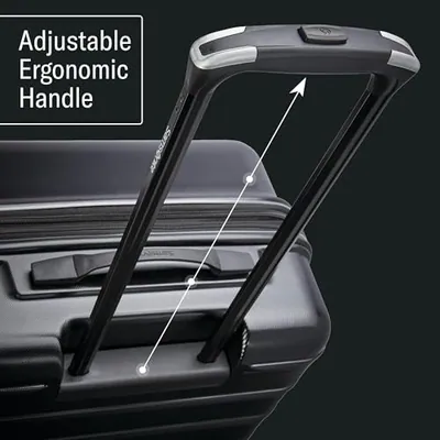 SAMSONITE OMNI 2 ERWEITERBARES HARTSCHALENGEPÄCK MIT SPINNERRÄDERN, - – neu – Sonstiges – überwiegend schwarz – Foto 1 von 5