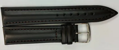 20mm Rainer Brand Uhrarmband Leder Dunkelbraun neutrale Stahl Schließe – neu – Uhren & Schmuck – Foto 1 von 2