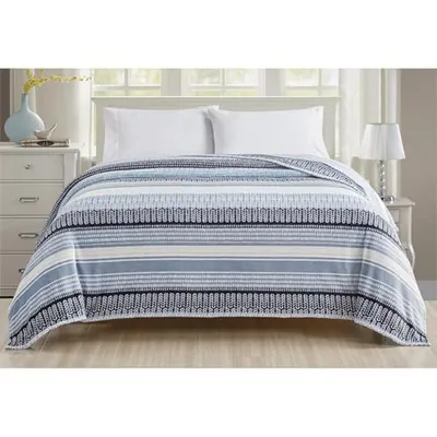 PLAZATEX ANISSA BEDRUCKTES LUXURIÖSES ULTRAWEICHES LEICHTES BETT - MEHRFARBIG – neu – Möbel – überwiegend weiß – Foto 1 von 5