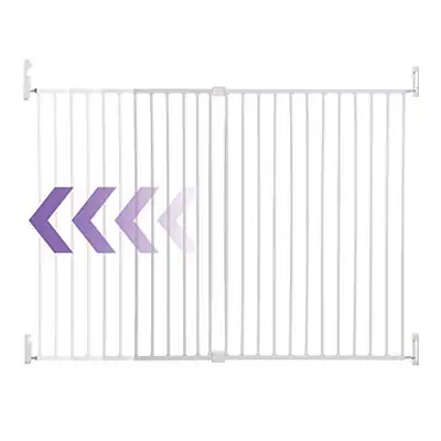 Dreambaby extra breites hohes erweiterbares Tor - Schiene - 53" Öffnung, – neu – Sonstiges – überwiegend weiß – Foto 1 von 5