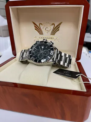 CAVADINI Herrenuhr Chronograph Komplett Edelstahl Taucher-Design sport CV-1250 – gebraucht, wie neu – Uhren & Schmuck…