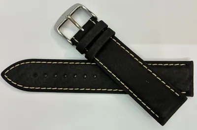 21 mm Uhrenarmband Certina Schwarz Leder Karbonprägung wasserabweisend QSK-DM – neu – Uhren & Schmuck – Foto 1 von 3