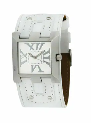 BRUNO BANANI Damenuhr Edelstahl weiß XT SQUARE NEITH BR25750 LADIES Banani-Box – gebraucht, wie neu – Uhren & Schmuck