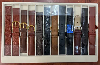 Konvolut 12 Stück Leder Uhrenarmbänder 20 mm gute Qualität sortiert – gebraucht, wie neu – Uhren & Schmuck – überwiegend…