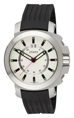 XEMEX Concept one Big Date Ref 600.1 Herrenuhr swiss made, Saphirglas, Edelstahl – neu – Uhren & Schmuck – überwiegend weiß…