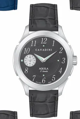 Handaufzugsuhr Herrenuhr CAVADINI UNITAS swiss made ETA-6497 schwarz CV-1301 – neu – Uhren & Schmuck – Foto 1 von 5