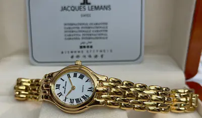 Jacques Lemans Damenuhr Schmuckbanduhr Swiss made oval klassisch elegant JL-799 – gebraucht, wie neu – Uhren & Schmuck…