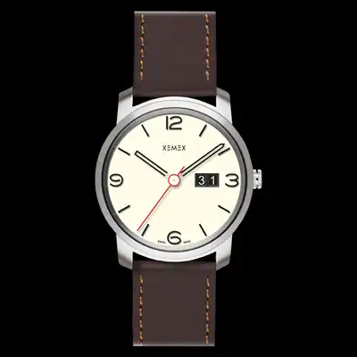 XEMEX Piccadilly Herrenuhr 088 Big Date Edelstahl Faltschließe Swiss made 42,5mm – neu – Uhren & Schmuck – überwiegend…