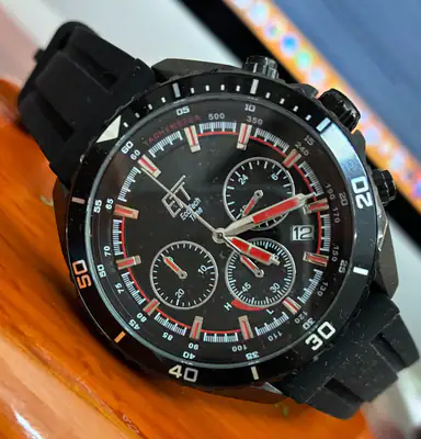 Ett Eco Tech Time Solaruhr Chronograph Edelstahl 10 Bar mit Datum EGS-12157-21S – neu – Uhren & Schmuck – überwiegend…