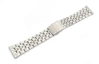 22 mm Uhrenarmband Edelstahl Gliederarmband fein Herrenarmband Cavadini – neu – Uhren & Schmuck – überwiegend weiß – Foto 1…