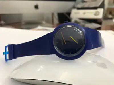 Lorus Unisex Armbanduhr sehr leicht Designer Sport Rarität 34 mm blau 1985-1990 – gebraucht, wie neu – Uhren & Schmuck…