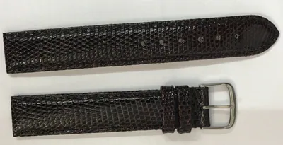 18 mm Luxus Reptil Eidechse XL Leder Uhrenarmband dunkelbraun Hochwertig – neu – Uhren & Schmuck – Foto 1 von 3