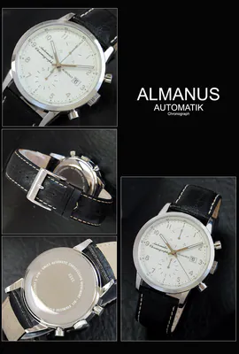ALMANUS Automatik Chronograph Flieger Herrenuhr Swiss made KaliberValjoux – gebraucht, wie neu – Uhren & Schmuck…