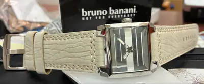 BRUNO BANANI Unisex Uhr Edelstahl weiß PAGONA BR25937 Designer modern – gebraucht, wie neu – Uhren & Schmuck – Foto 1 von 5