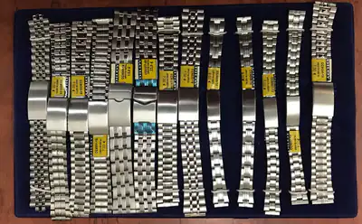 Konvolut 13 Uhrenarmbänder Edelstahl gerade 12-14-18-20 mm & Spezialansatz – gebraucht, wie neu – Uhren & Schmuck…