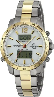 Top-modern Funkuhr Herrenuhr Master Time Edelstahl Flieger MTGS-10649-30M – neu – Uhren & Schmuck – überwiegend weiß – Foto…