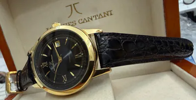 Jacques Cantani Herrenuhr Automatikuhr Kaliber Miyota 8215 Edelstahl vergoldet – gebraucht, wie neu – Uhren & Schmuck…