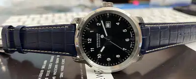 Osco Otto Schlund Herrenuhr Travita 1966 Edelstahl Datum gut lesbar Luxus – gebraucht, wie neu – Uhren & Schmuck…