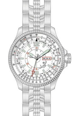 Cavadini Automatikuhr Flieger Herrenuhr Japanisches Kaliber Edelstahl CV-1604A – neu – Uhren & Schmuck – überwiegend weiß…