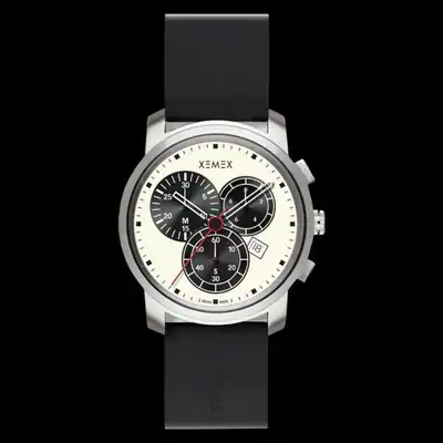 XEMEX Piccadilly Herrenuhr Chronopraph Ref. 088 Edelstahl Swiss made 42mm – neu – Uhren & Schmuck – überwiegend schwarz…