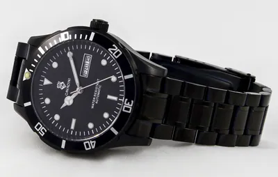 Cavadini Automatikuhr Herrenuhr massiv Edelstahl schwarz Tag-Datum CV-1604KL – neu – Uhren & Schmuck – Foto 1 von 2