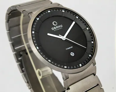 OBAKU Denmark Herrenuhr massiv Titan sportlich V147GTJST sehr leicht 42mm – gebraucht, wie neu – Uhren & Schmuck…